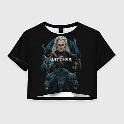 Женский топ The Witcher and wolfs