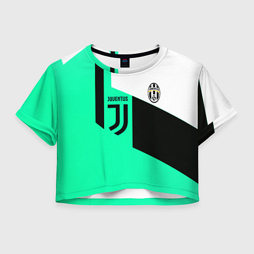 Женский топ Juventus geometry / 3D-принт – фото 1