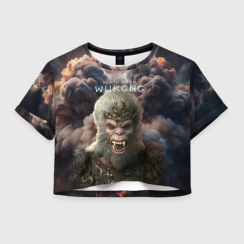 Женский топ Sun Wukong Black myth wukong / 3D-принт – фото 1