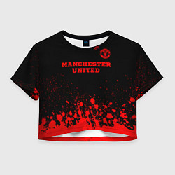 Женский топ Manchester United - red gradient посередине