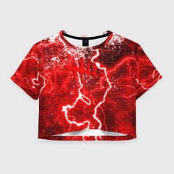 Женский топ Dead by daylight молнии в красках
