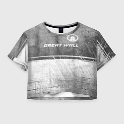 Женский топ Great Wall - grey gradient посередине