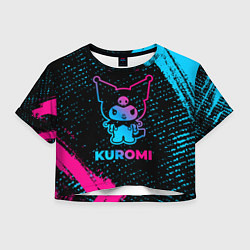 Женский топ Kuromi - neon gradient