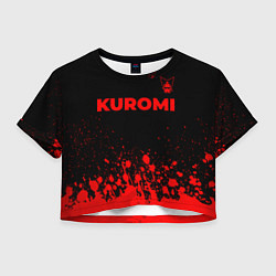 Женский топ Kuromi - red gradient посередине