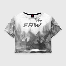 Женский топ FAW - white gradient посередине