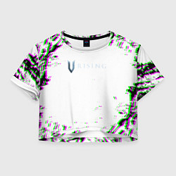 Женский топ Vrising глитч краски