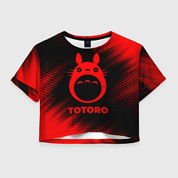 Женский топ Totoro - red gradient