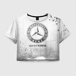 Женский топ Mercedes - white gradient