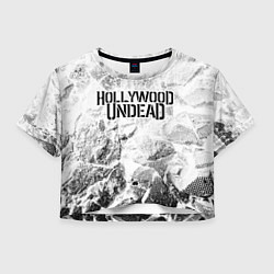 Женский топ Hollywood Undead white graphite