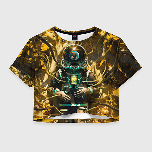 Женский топ Космонавт - киборг / 3D-принт – фото 1