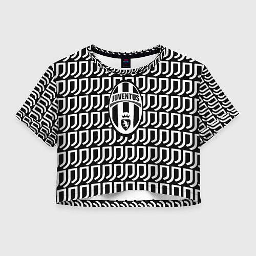 Женский топ Juventus fc pattern / 3D-принт – фото 1