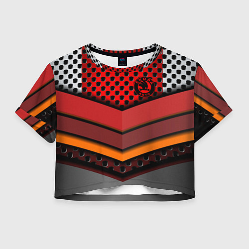 Женский топ Skoda metal steel / 3D-принт – фото 1