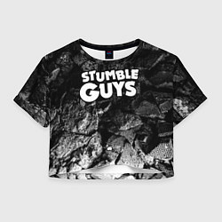 Женский топ Stumble Guys black graphite