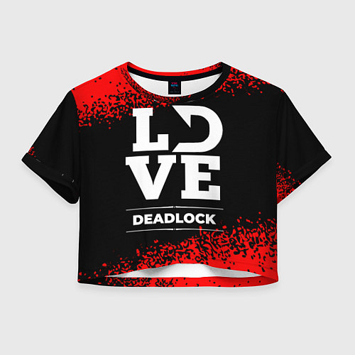 Женский топ Deadlock love классика / 3D-принт – фото 1