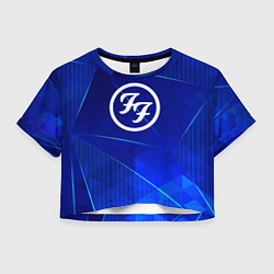 Женский топ Foo Fighters blue poly