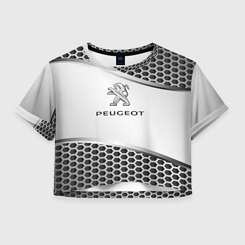 Женский топ Peugeot carbon metal / 3D-принт – фото 1