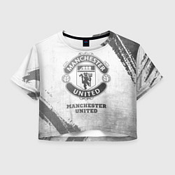 Женский топ Manchester United - white gradient