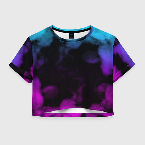 Женский топ Градиент - дым / 3D-принт – фото 1