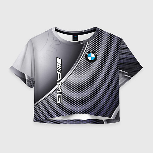 Женский топ BMW metalic auto metal / 3D-принт – фото 1