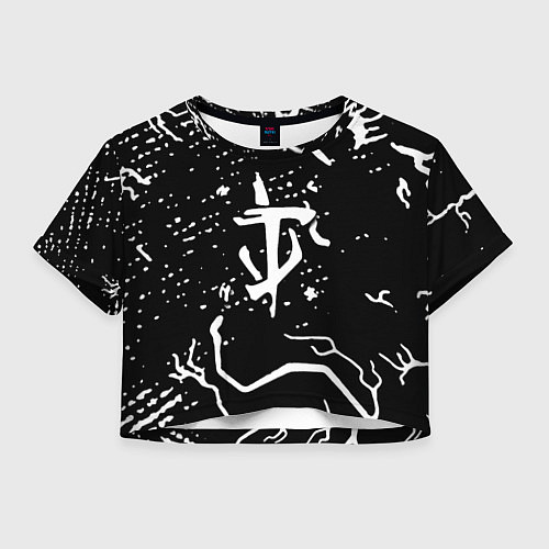 Женский топ Doom шторм краски / 3D-принт – фото 1