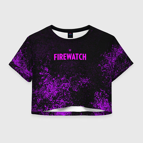 Женский топ Firewatch брызги красок неон / 3D-принт – фото 1