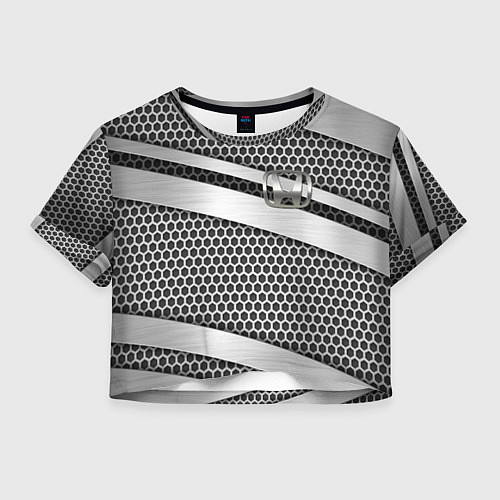 Женский топ Honda metal steel / 3D-принт – фото 1