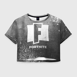 Женский топ Fortnite - grey gradient