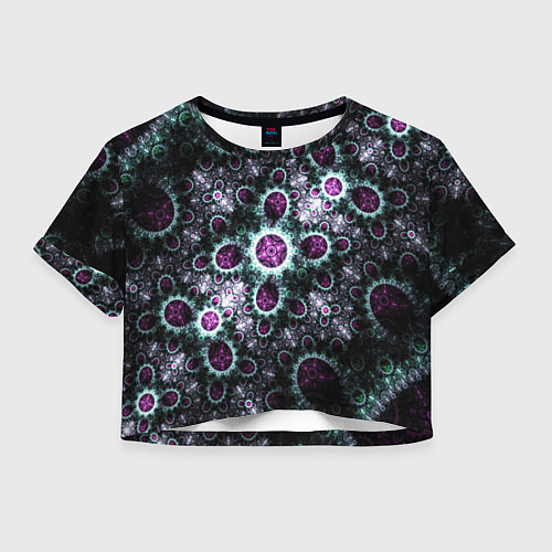 Женский топ Фрактальный узор геометрия / 3D-принт – фото 1