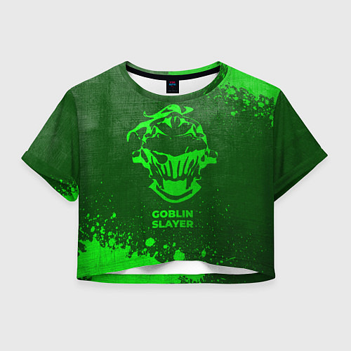 Женский топ Goblin Slayer - green gradient / 3D-принт – фото 1