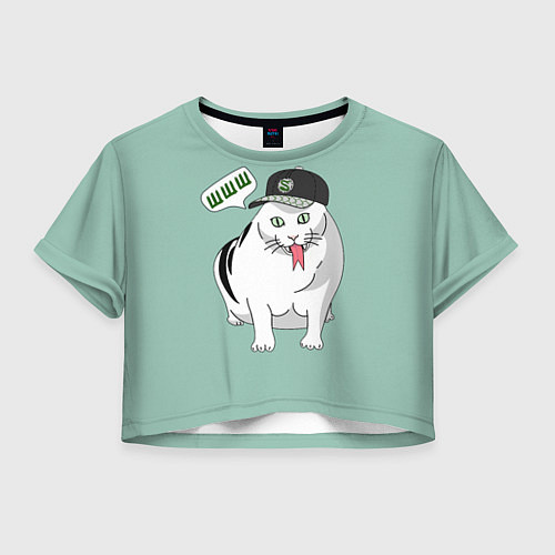 Женский топ Котозмей / 3D-принт – фото 1