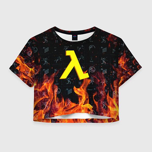 Женский топ Half life fere steel / 3D-принт – фото 1