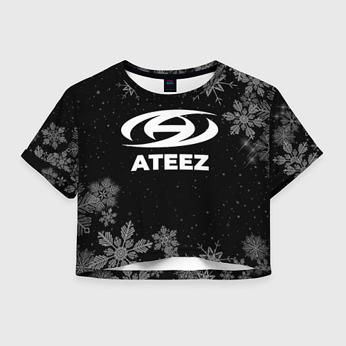 Женский топ Снежный Ateez / 3D-принт – фото 1
