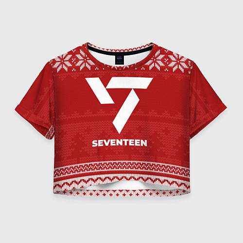 Женский топ Новогодний Seventeen / 3D-принт – фото 1