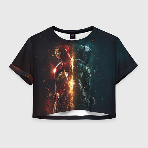 Женский топ Железный Человек - Доктор Дум / 3D-принт – фото 1