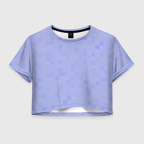 Женский топ Пиксельная клетка / 3D-принт – фото 1