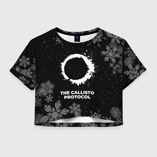 Женский топ Снежный The Callisto Protocol / 3D-принт – фото 1