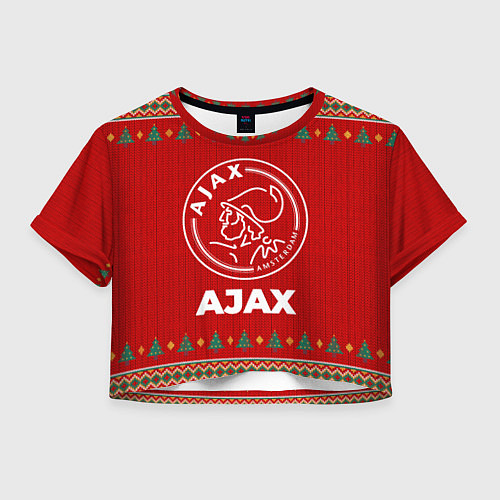 Женский топ Ajax new year / 3D-принт – фото 1