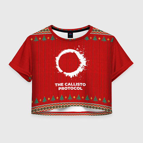 Женский топ The Callisto Protocol new year / 3D-принт – фото 1