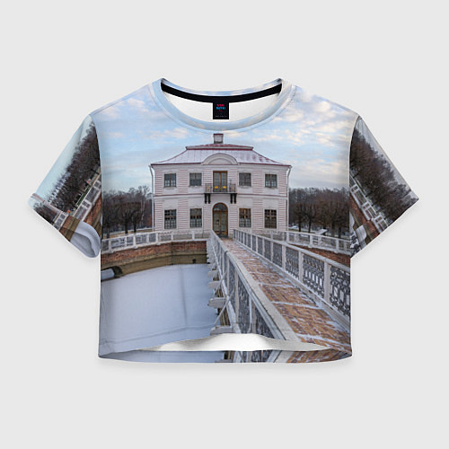 Женский топ Дворец Марли в Петергофе / 3D-принт – фото 1