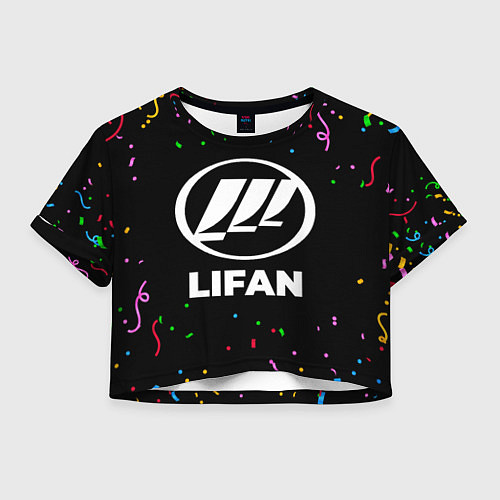 Женский топ Lifan конфети / 3D-принт – фото 1