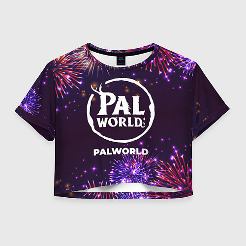 Женский топ Праздничный Palworld / 3D-принт – фото 1