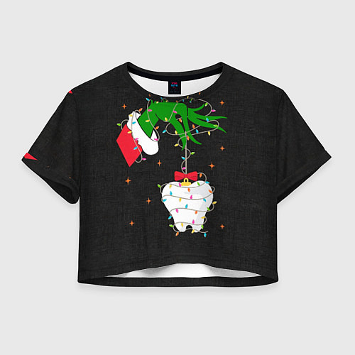 Женский топ Гринч похищает у зубной феи / 3D-принт – фото 1