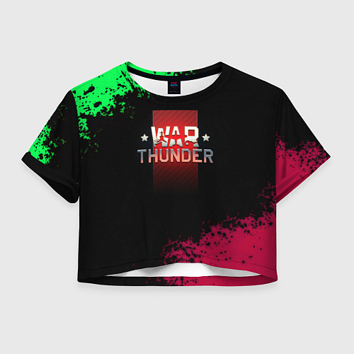 Женский топ Вартандер брызги красок / 3D-принт – фото 1