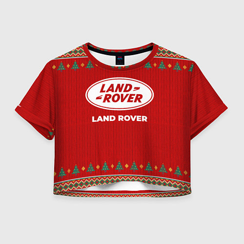 Женский топ Land Rover new year / 3D-принт – фото 1