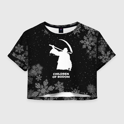 Женский топ Снежный Children of Bodom / 3D-принт – фото 1
