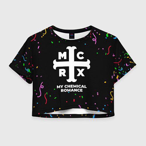Женский топ My Chemical Romance конфети / 3D-принт – фото 1