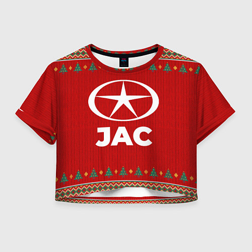 Женский топ JAC new year / 3D-принт – фото 1