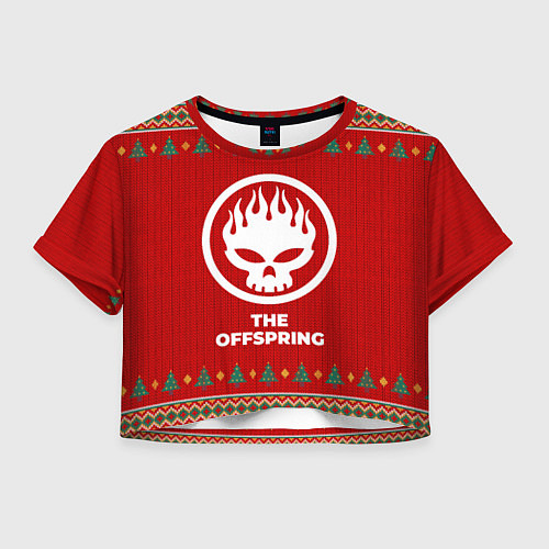 Женский топ The Offspring new year / 3D-принт – фото 1