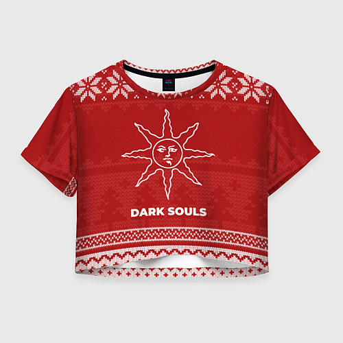 Женский топ Новогодний Dark Souls / 3D-принт – фото 1
