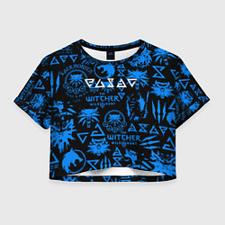 Женский топ The Witcher logo pattern